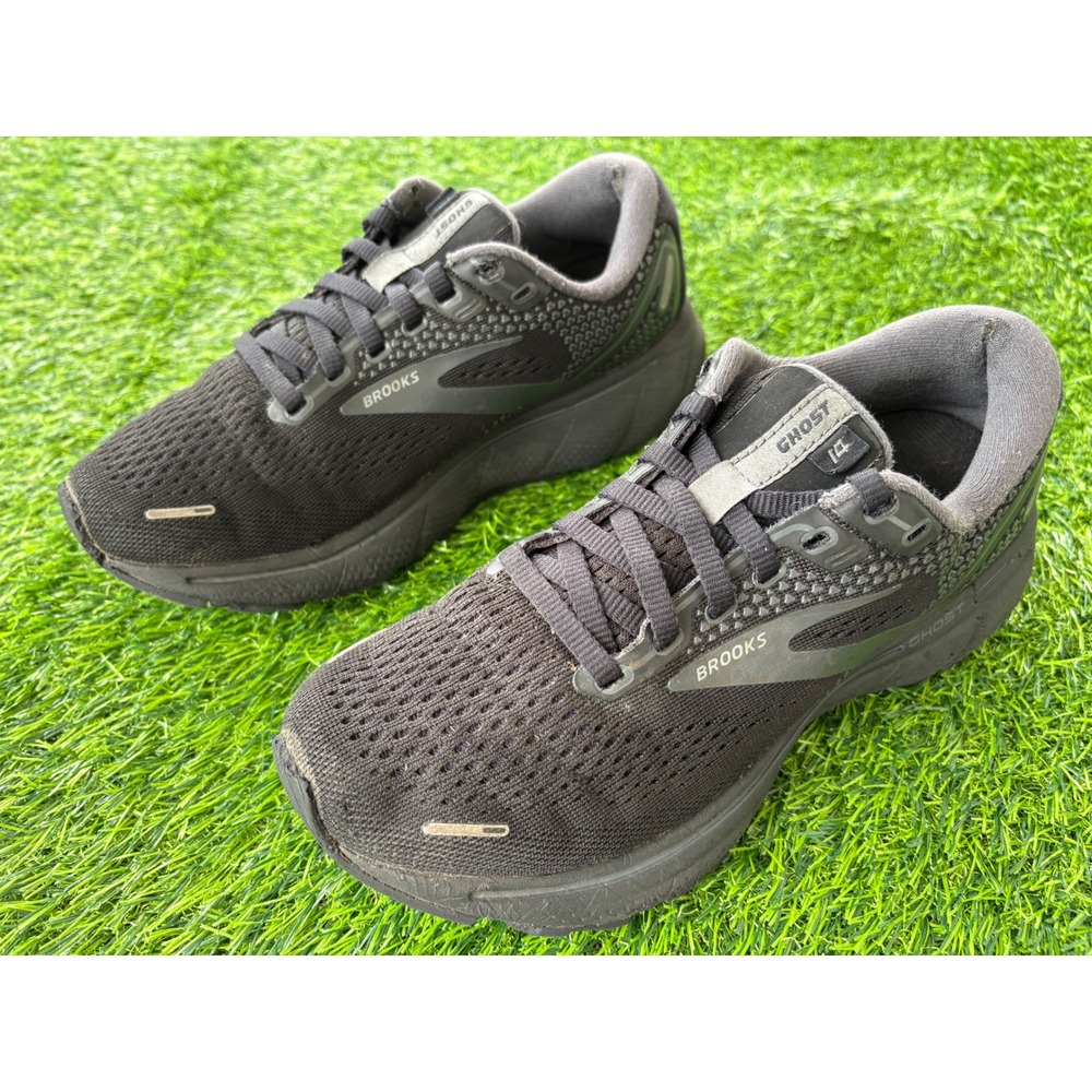 Brooks Ghost 14 Womens Size 5 Boys/Girls Size 6 Black Running Shoes Sneakers